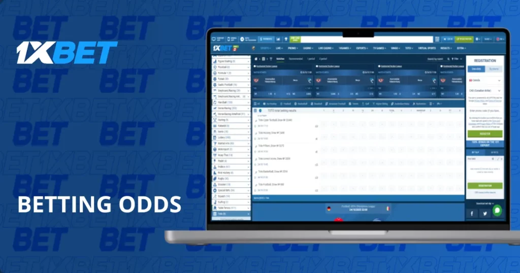 Odds in Sports Betting at 1xBet Malaysia